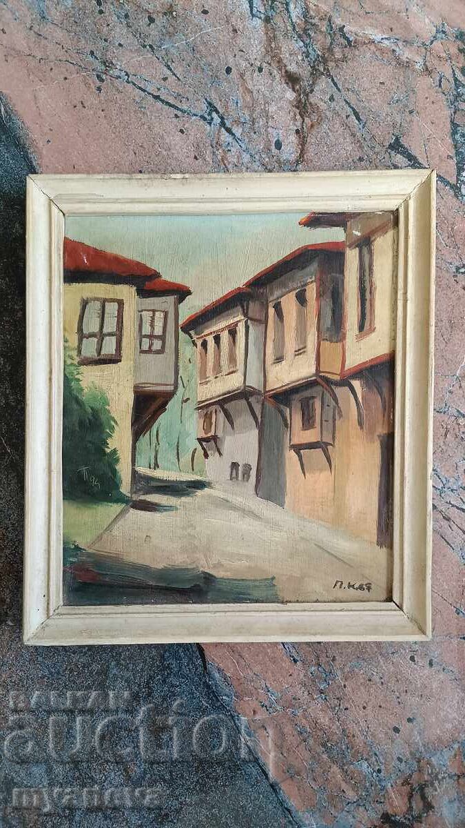 Picturi vintage din orașul vechi, Plovdiv cu preț € 40.00 | 78.23 BGN
