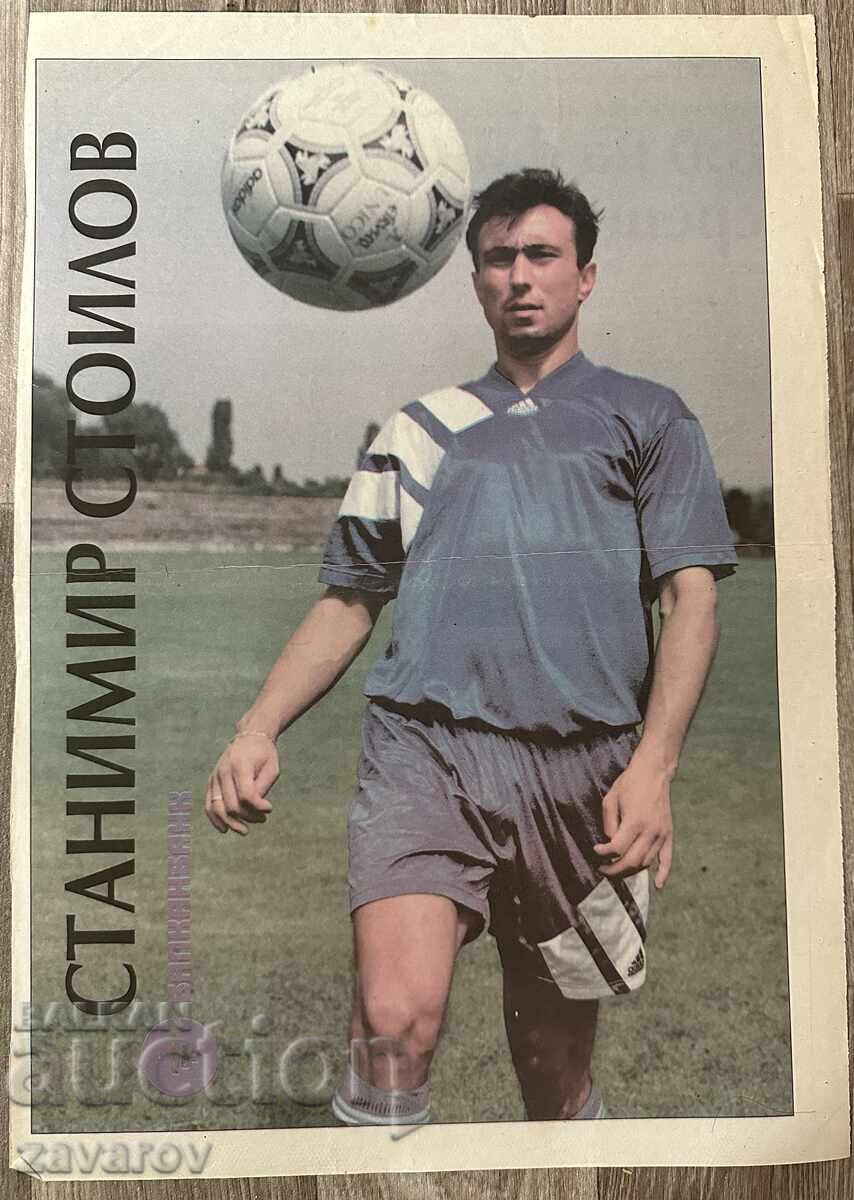 Stanimir Stoilov Mări Levski Sofia 1995 Fotbal Stanimir Stoilov Mări Levski Sofia 1995 Fotbal