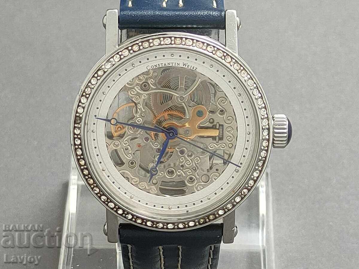 Αυτόματο ρολόι χειρός Constantin Weisz skeleton με τιμή € 80.00 | 156.47 BGN