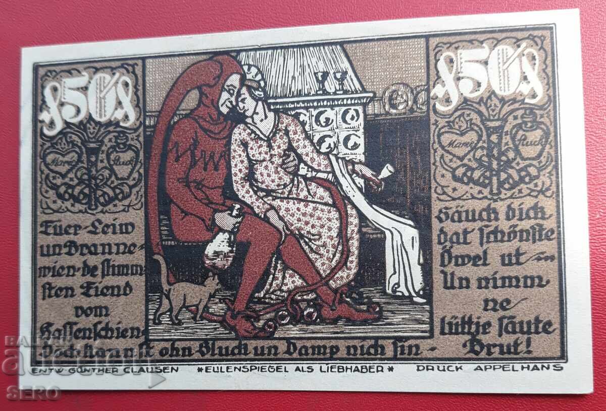Bancnota-Germania-Braunschweig-50 pfennig 1921 cu preț € 1.00 | 1.96 BGN