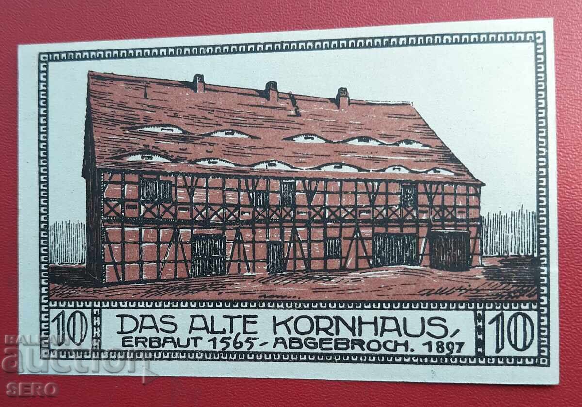 Bancnotă-Germania-Saxonia-Bitterfeld-10 pfennigi 1921 cu preț € 1.01 | 1.98 BGN