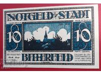 Банкнота-Германия-Саксония-Битерфелд-10 пфенига 1921