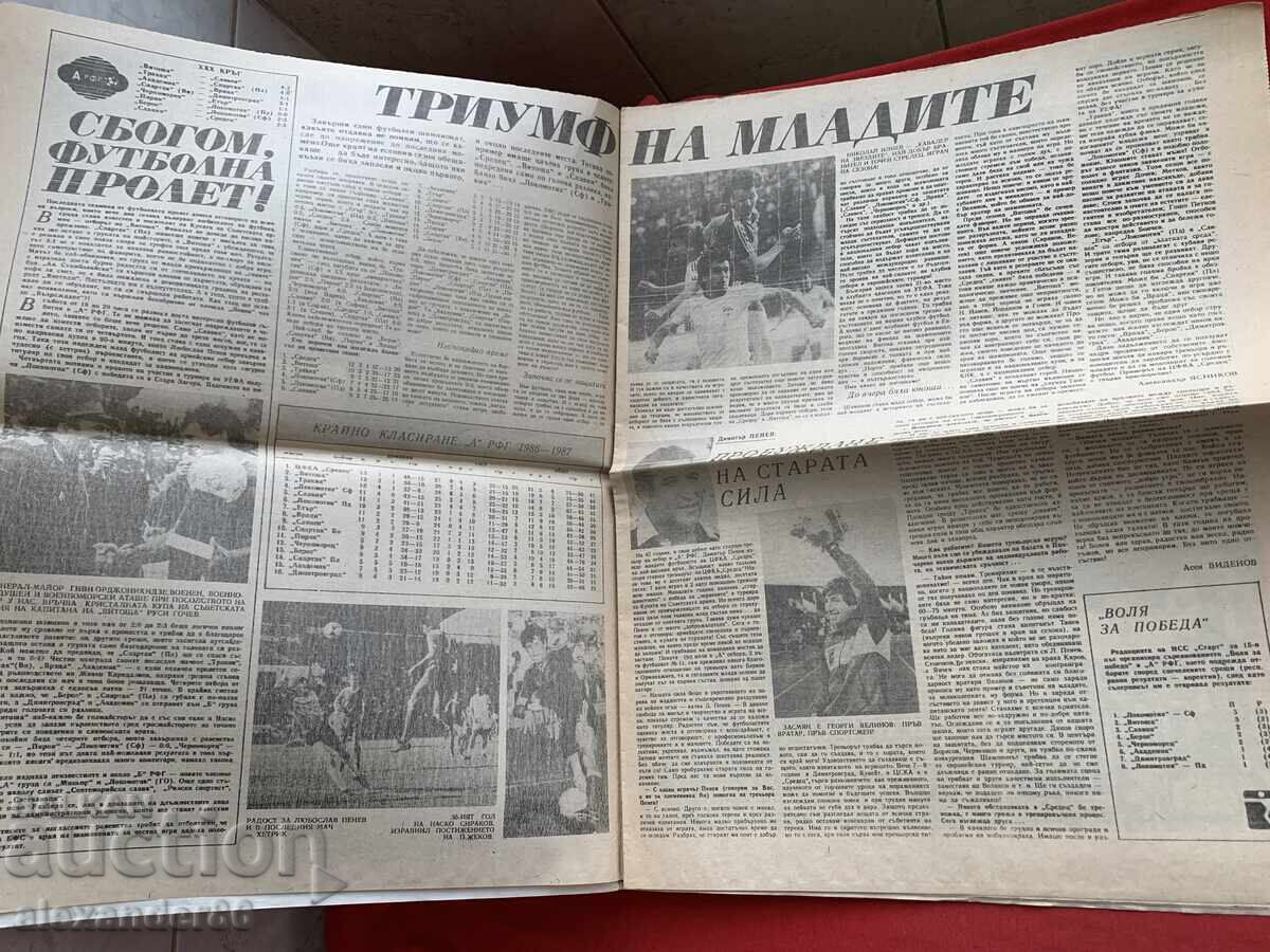 Licitație Ziarul „Start” 9 iunie 1987 Nr. 836 ȚFKA „Sredeț”