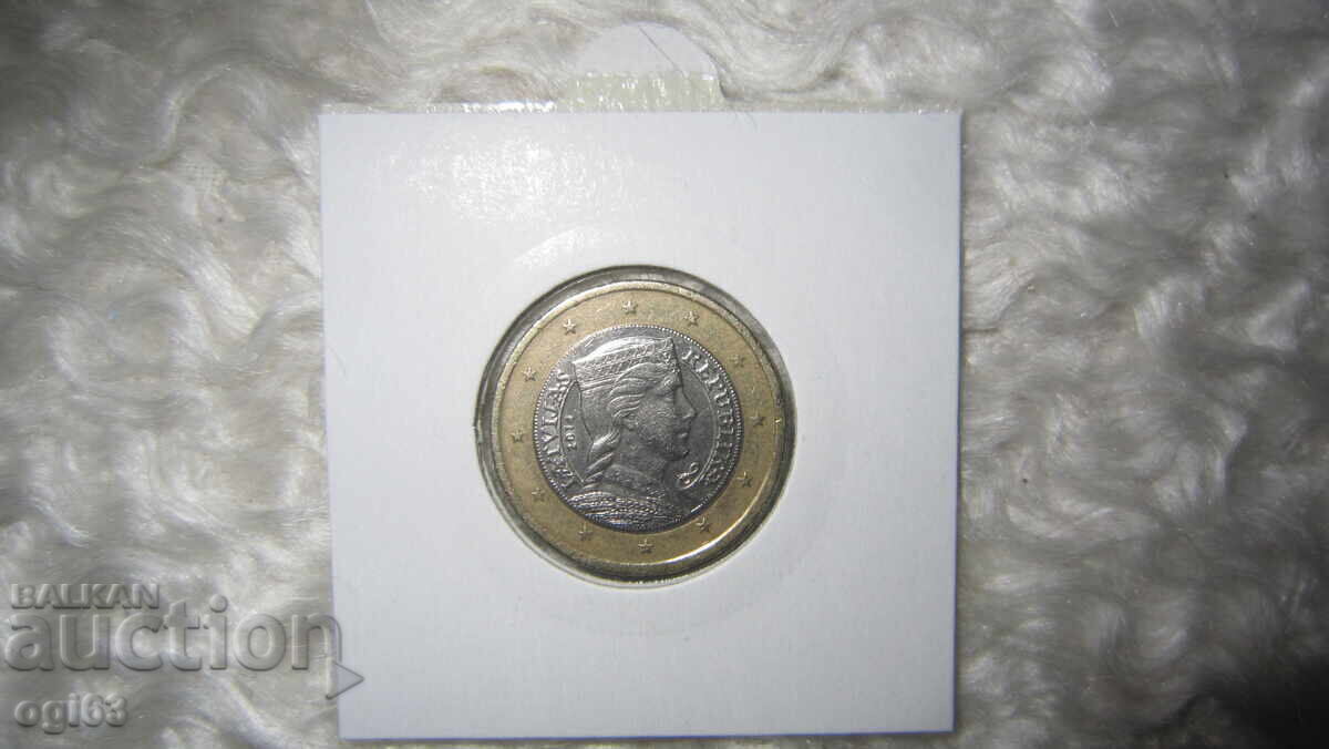 Lot de monede de 1 Euro 2014/2016 din Letonia cu preț € 20.00 | 39.12 BGN