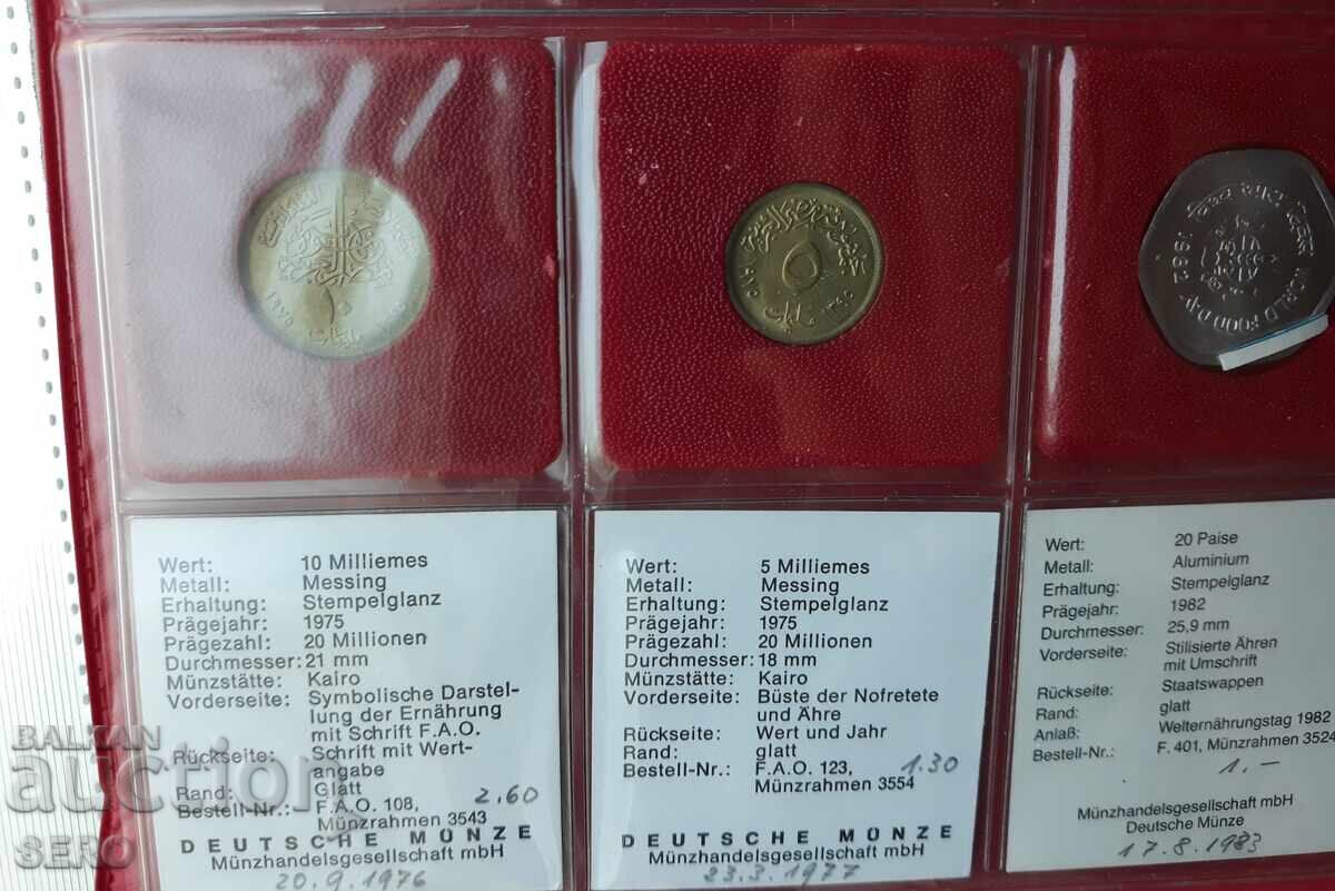 F.A.O. - lot of 5 coins - 6