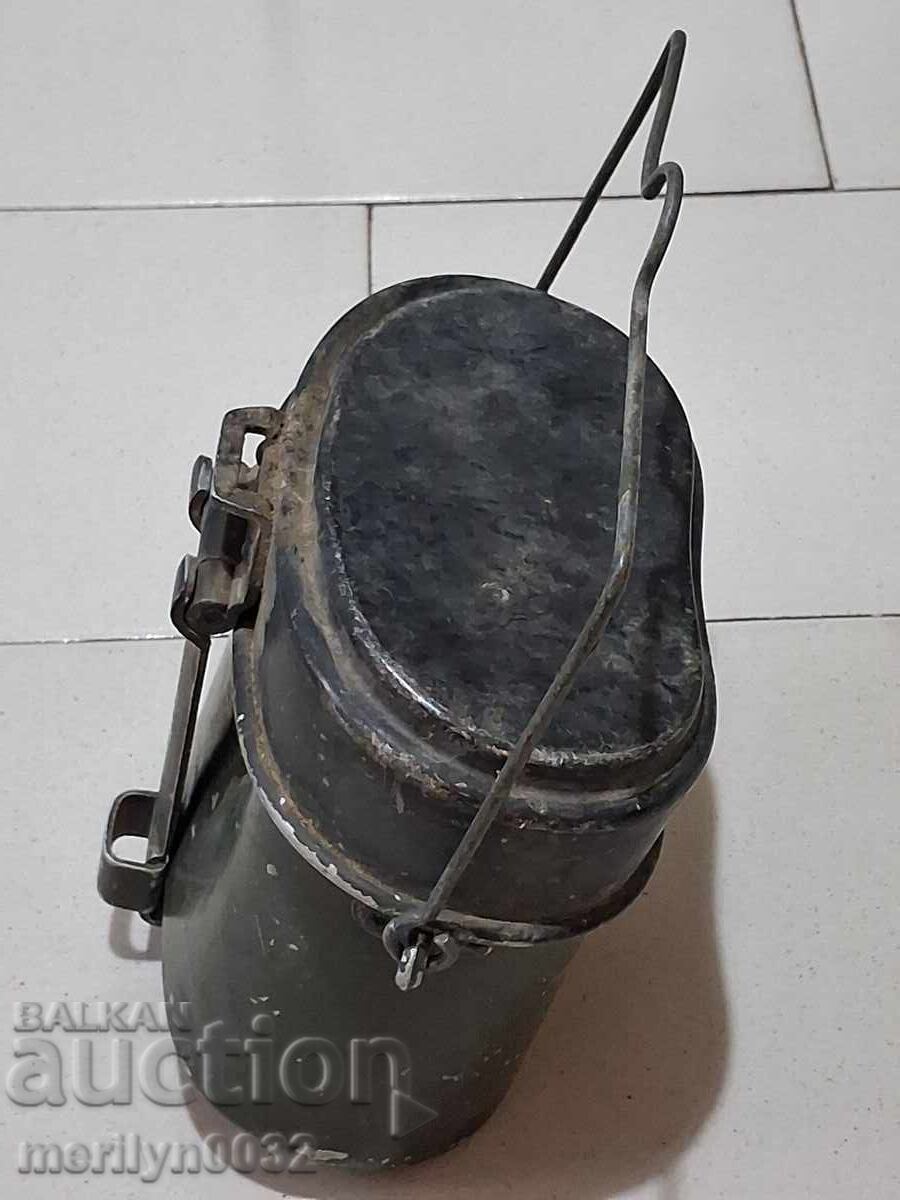 Licitație Cană de mâncare pentru soldați Wehrmacht WW2 (bidon)