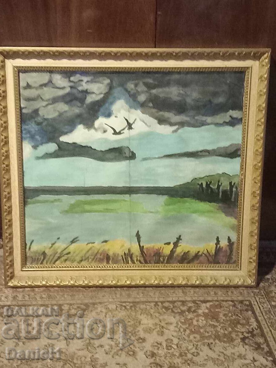 Bad weather-watercolor