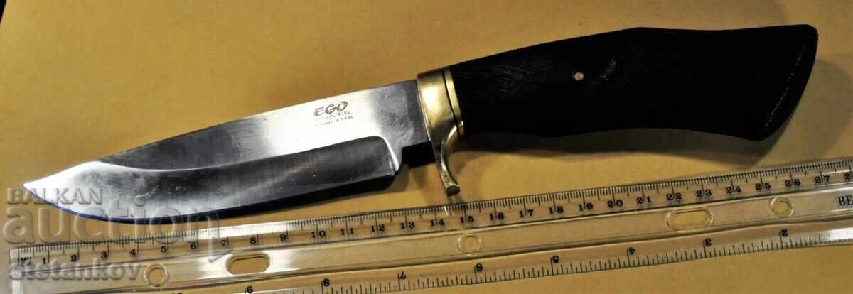 Licitație Cuțit de vânătoare Ego Knives cu mâner din stejar negru