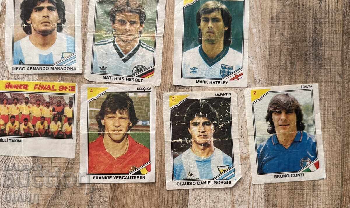 Lot colecție imagini vechi de la gumă de mestecat fotbaliști echipe 36 buc cu preț € 20.45 | 40.00 BGN