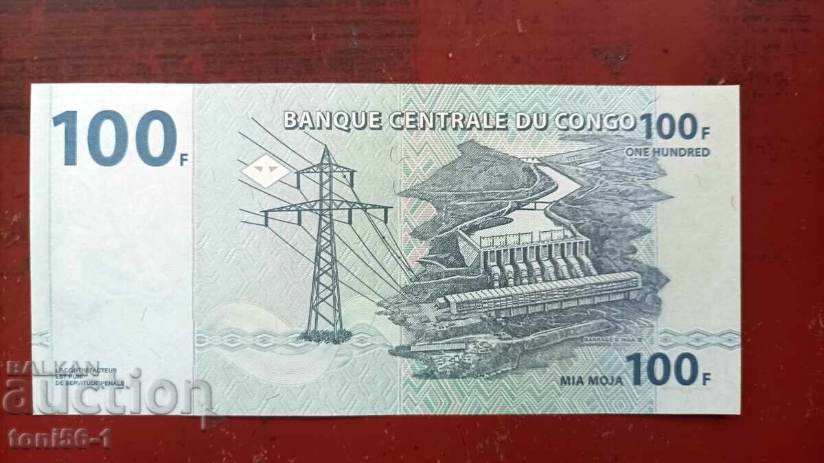 Congo 100 franci 2007 UNC cu preț € 1.50 | 2.93 BGN Congo 100 franci 2007 UNC cu preț € 1.50 | 2.93 BGN