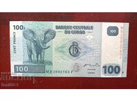Congo 100 Francs 2007 UNC