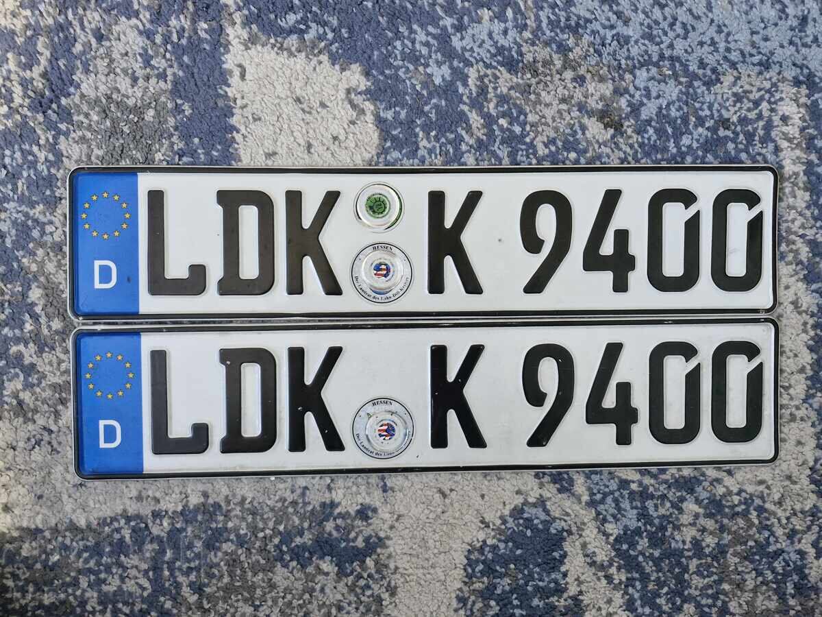 Set numere de înmatriculare germane