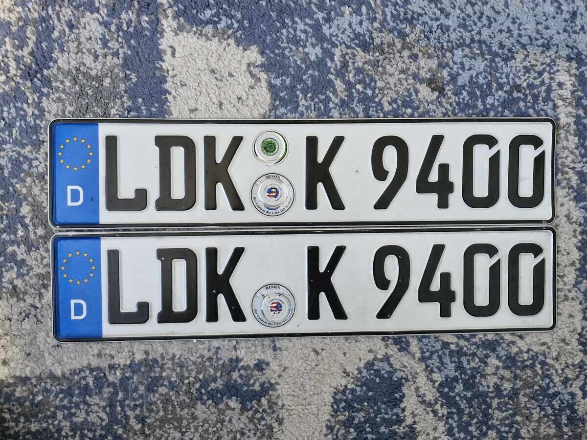 Set numere de înmatriculare germane