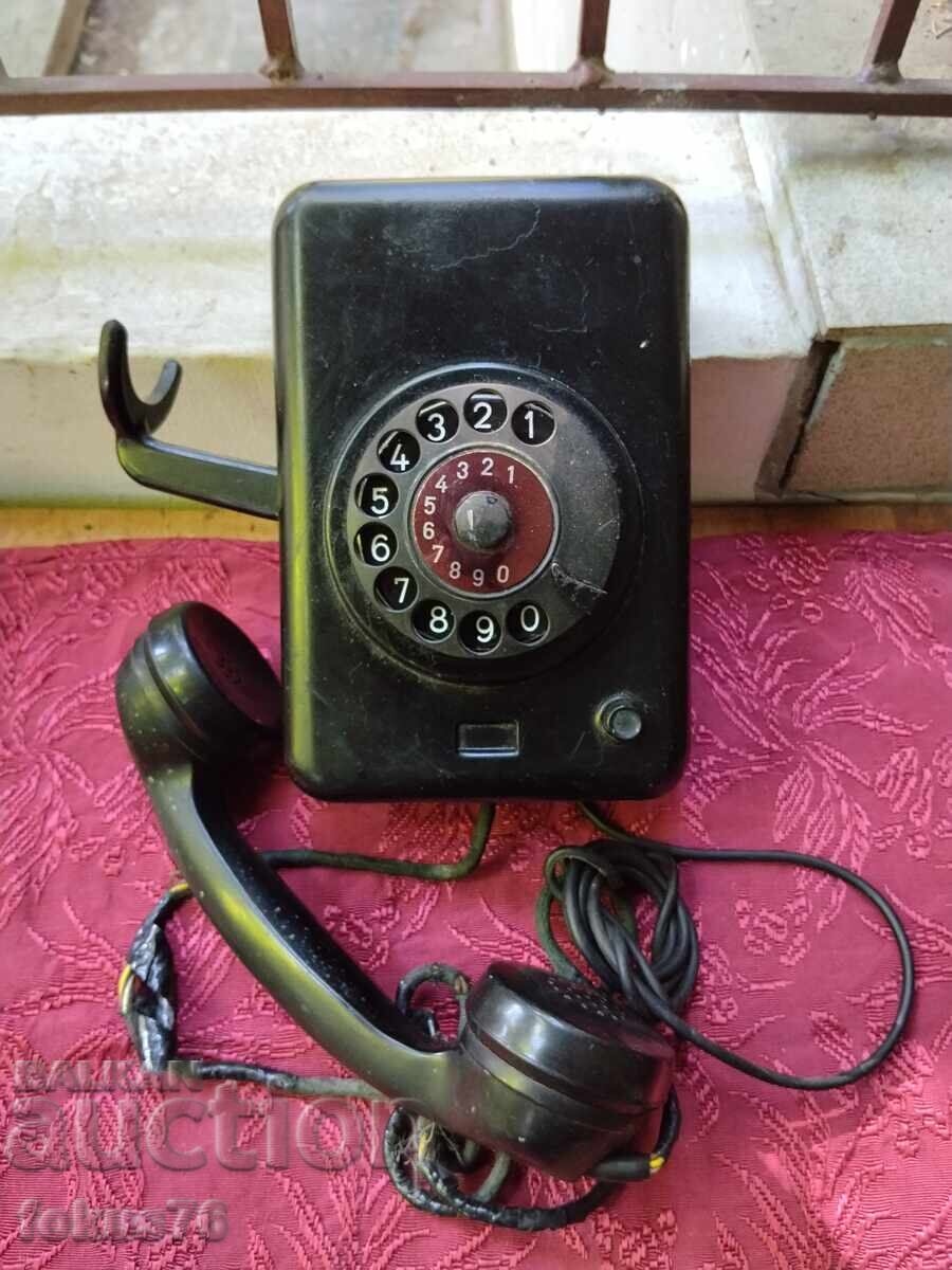 Beautiful vintage bakelite telephone - wall-mounted with price € 160.00 | 312.93 BGN