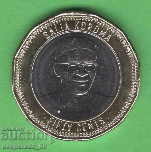 (¯`'•.¸ 50 cents 2022 SIERRA LEONE UNC ¸.•'´¯) with price € 4.50 | 8.80 BGN (¯`'•.¸ 50 cents 2022 SIERRA LEONE UNC ¸.•'´¯) with price € 4.50 | 8.80 BGN