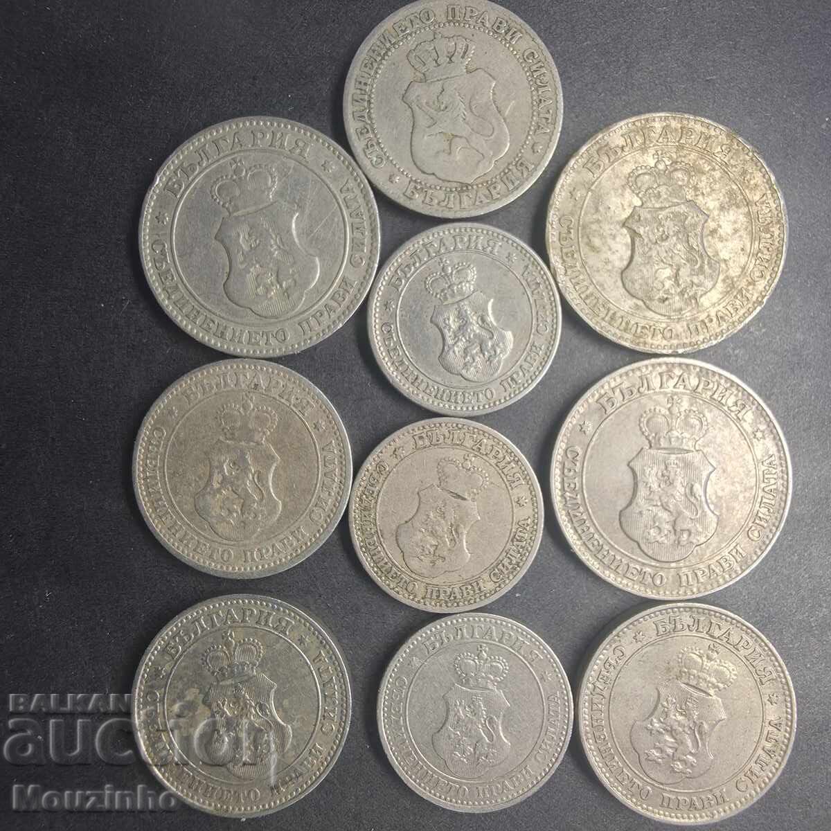 5, 10, 20 stotinki 1888 1906 1912 1913 Principatul Bulgariei 1 cu preț € 10.00 | 19.56 BGN