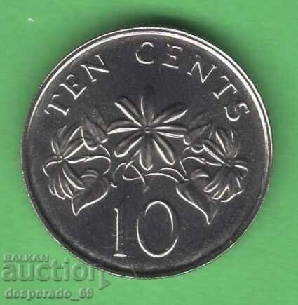 (¯`'•.¸ 10 cenți 1997 SINGAPORE UNC ¸.•'´¯) (¯`'•.¸ 10 cenți 1997 SINGAPORE UNC ¸.•'´¯)