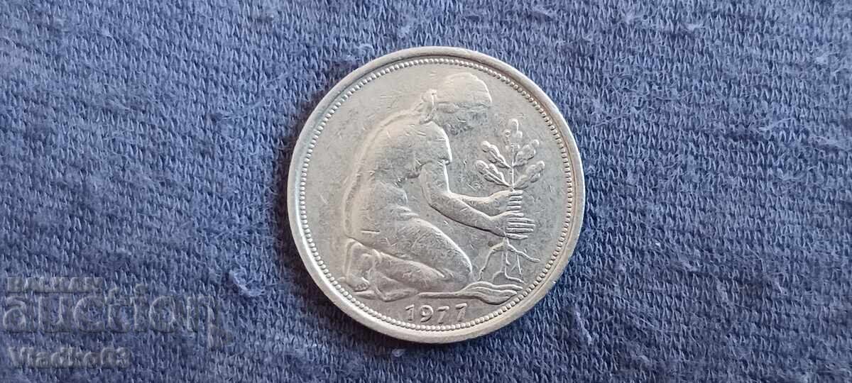 Γερμανία 50 πένιγκ 1977 D με τιμή € 0.39 | 0.76 BGN
