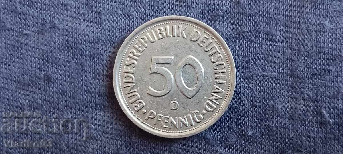 Γερμανία 50 πένιγκ 1977 D