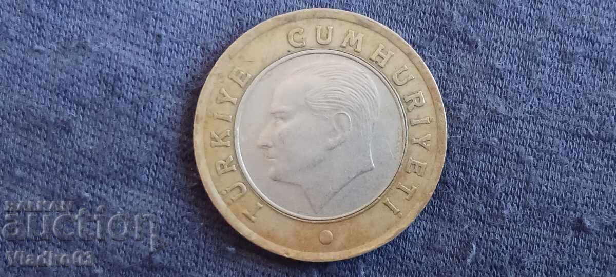 Τουρκία 1 λίρα 2009 με τιμή € 0.05 | 0.10 BGN