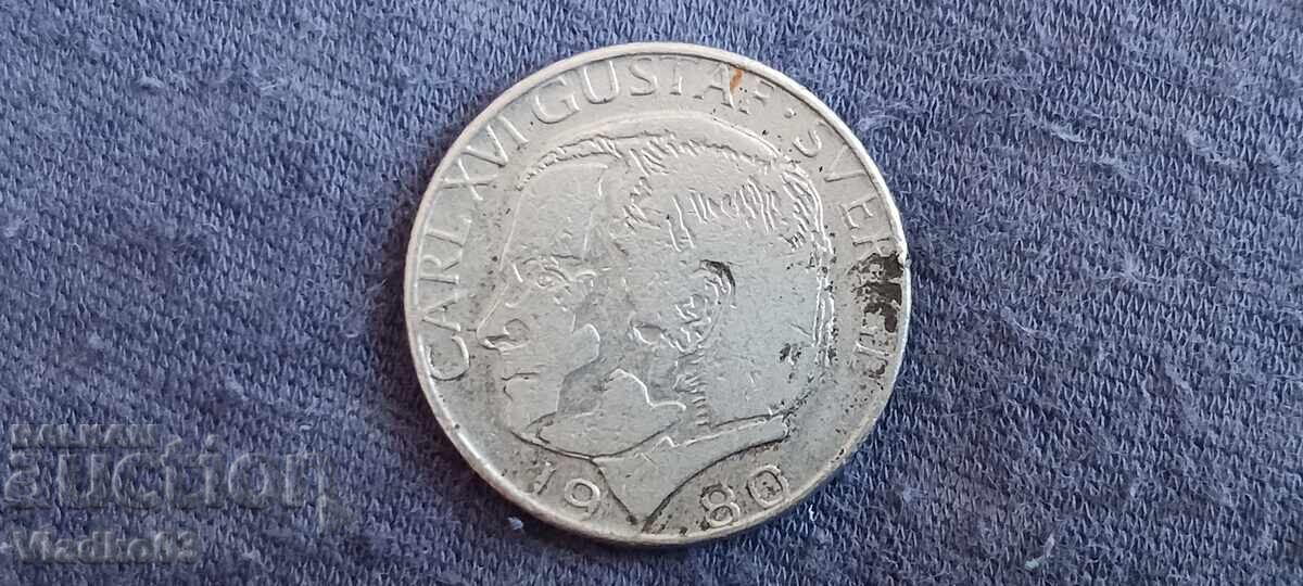 Σουηδία 1 κορόνα 1980 με τιμή € 0.14 | 0.27 BGN