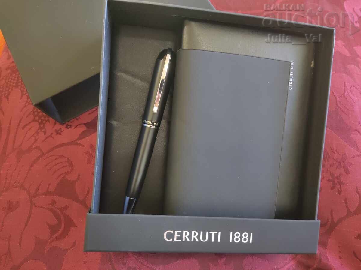 Set stilou și agendă de lux Cerruti 1881 - BZC