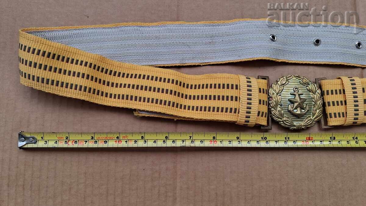 Officer's parade navy uniform belt 70s with price € 25.00 | 48.90 BGN
