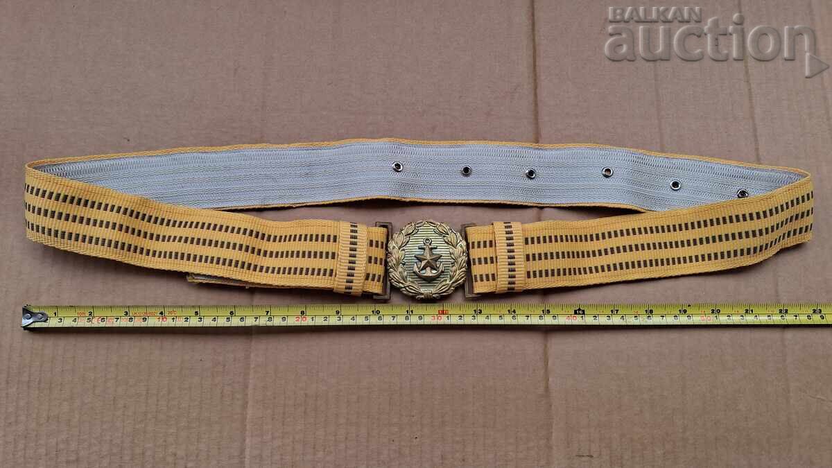 Officer's parade navy uniform belt 70s