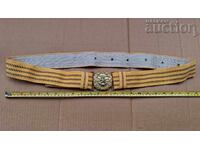 Officer's parade navy uniform belt 70s
