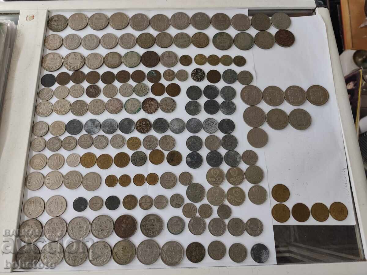 Lot BZC Lot monede bulgărești 175 bucăți