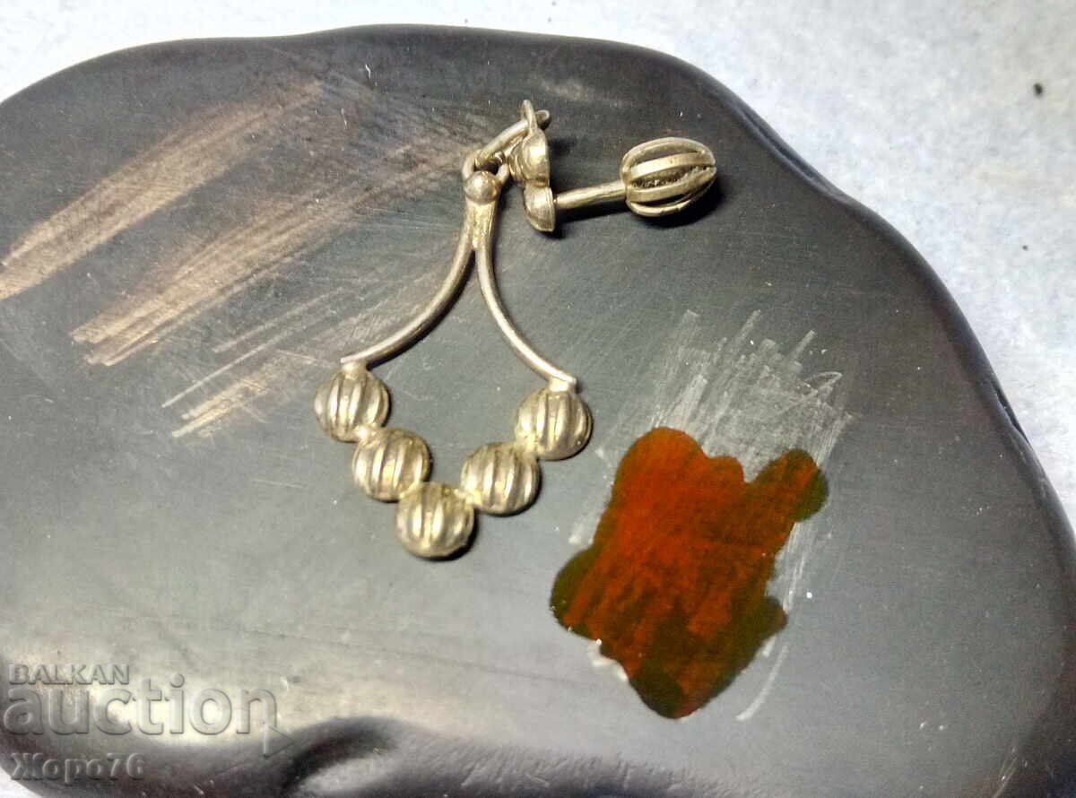 CERCEI PENDANT DIN ARGINT AURIT FRANCEZ BELLE ÉPOQUE, ARGINT 800 cu preț € 7.00 | 13.69 BGN
