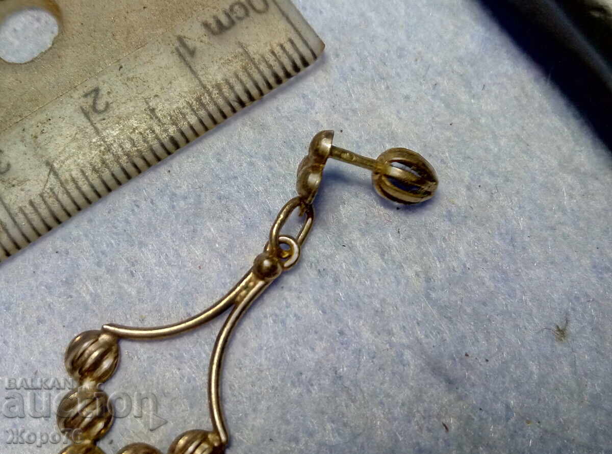CERCEI PENDANT DIN ARGINT AURIT FRANCEZ BELLE ÉPOQUE, ARGINT 800 - 7
