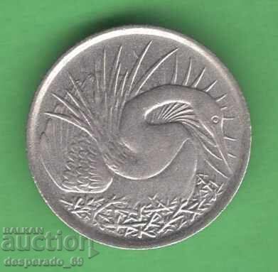(¯`'•.¸ 5 cenți 1968 SINGAPORE ¸.•'´¯) cu preț € 0.30 | 0.59 BGN