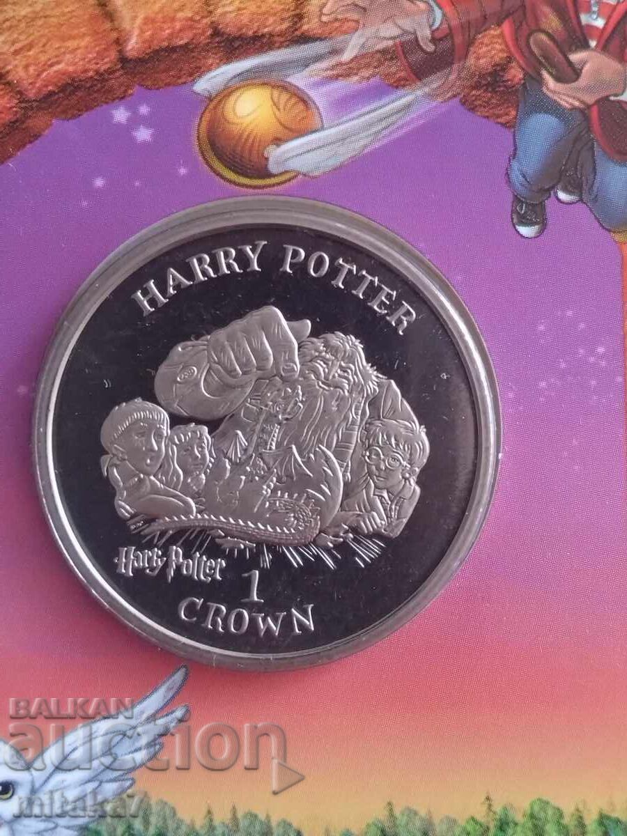 1 coroană 2001, Insula Man, Harry Potter cu preț € 16.00 | 31.29 BGN