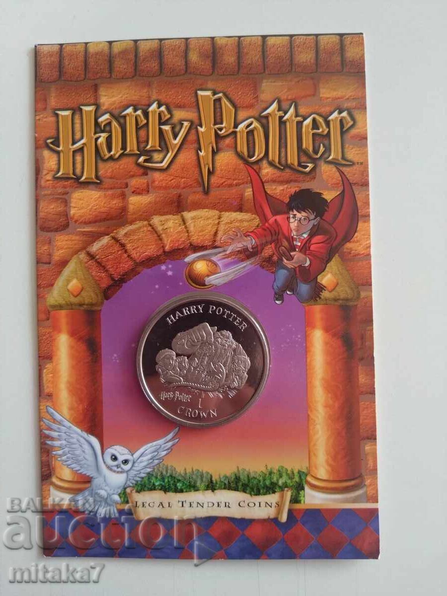 1 coroană 2001, Insula Man, Harry Potter