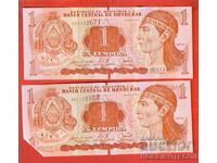 HONDURAS 2 x 1 Lempira 2024 issue