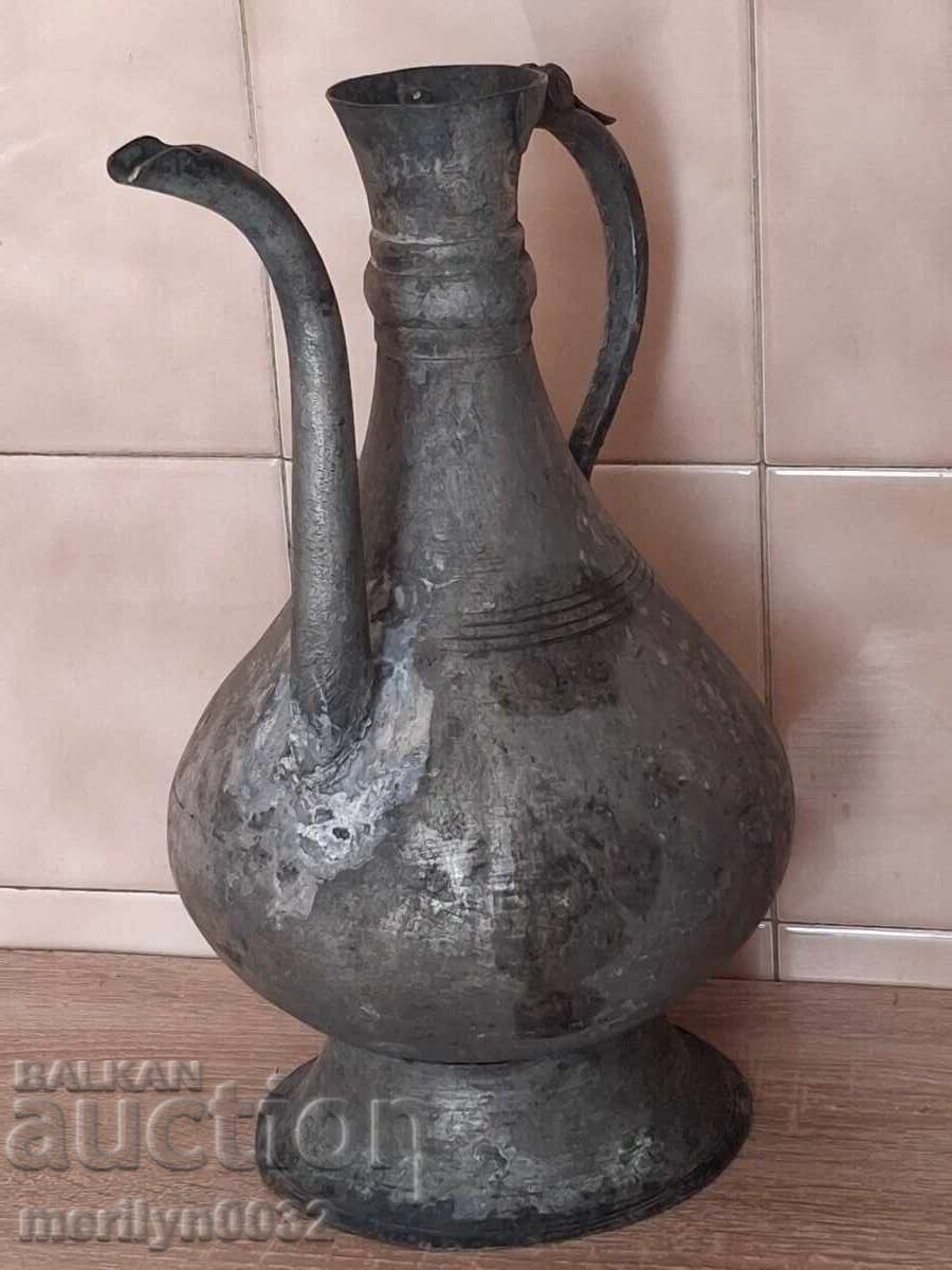 Licitație Vechi ibric otoman, cană, cupru, vas de cupru, ceainic