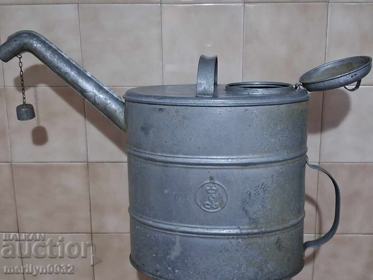Παλιά μεταλλική ποτιστήρι Σοβιετικής Ένωσης γαλβανισμένο δοχείο, κουβάς, δοχείο με τιμή € 33.93 | 66.36 BGN
