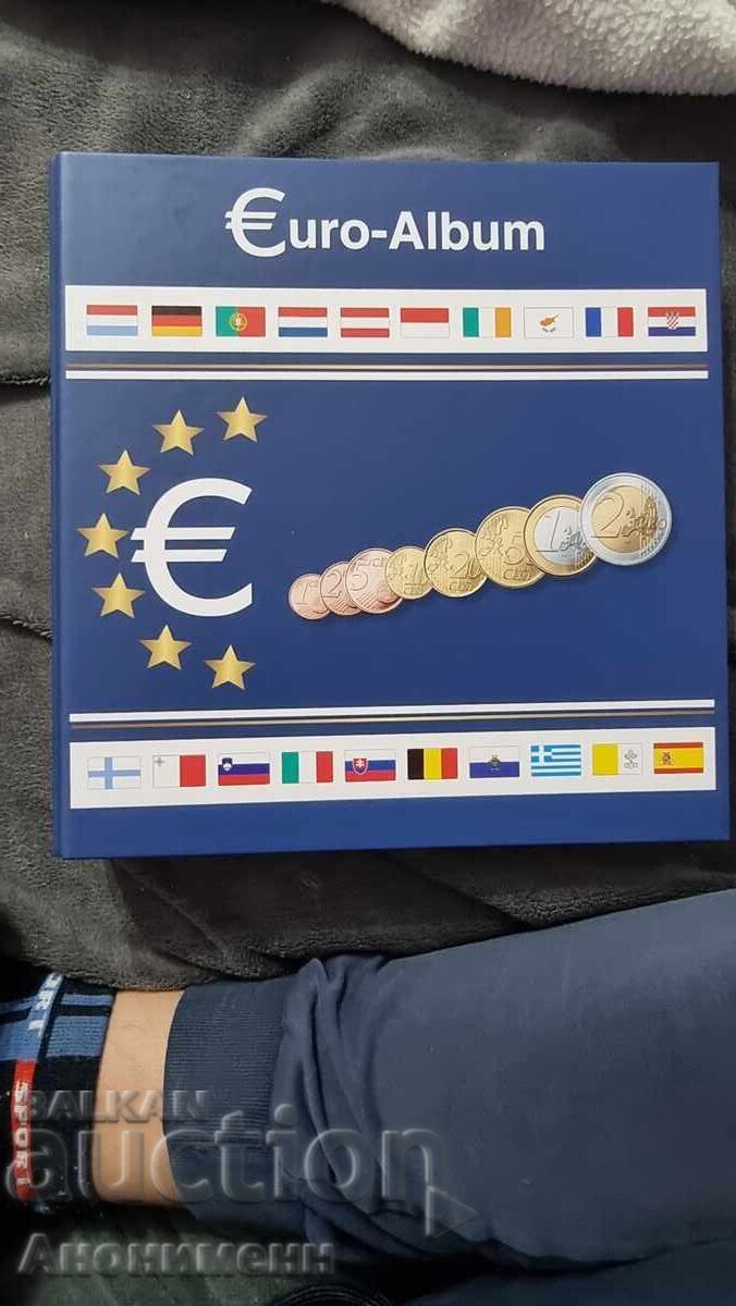 Euro coin album, класьор , албум за евро монети 21 държави