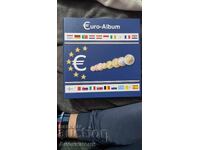 Euro coin album, binder, album for euro coins 21 countries