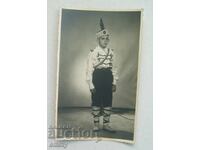 Fotografie - copil, băiat ceatnic, uniformă, 1953