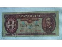 Bancnotă Ungaria - 100 forinți, 1957