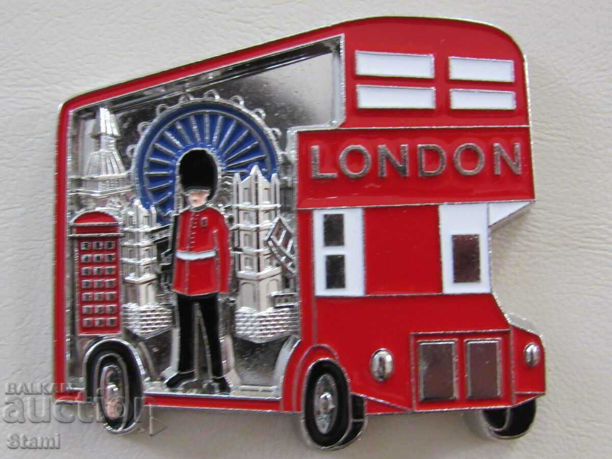 Livrarea Magnet 3D autentic din Londra, Marea Britanie, metal Livrarea Magnet 3D autentic din Londra, Marea Britanie, metal