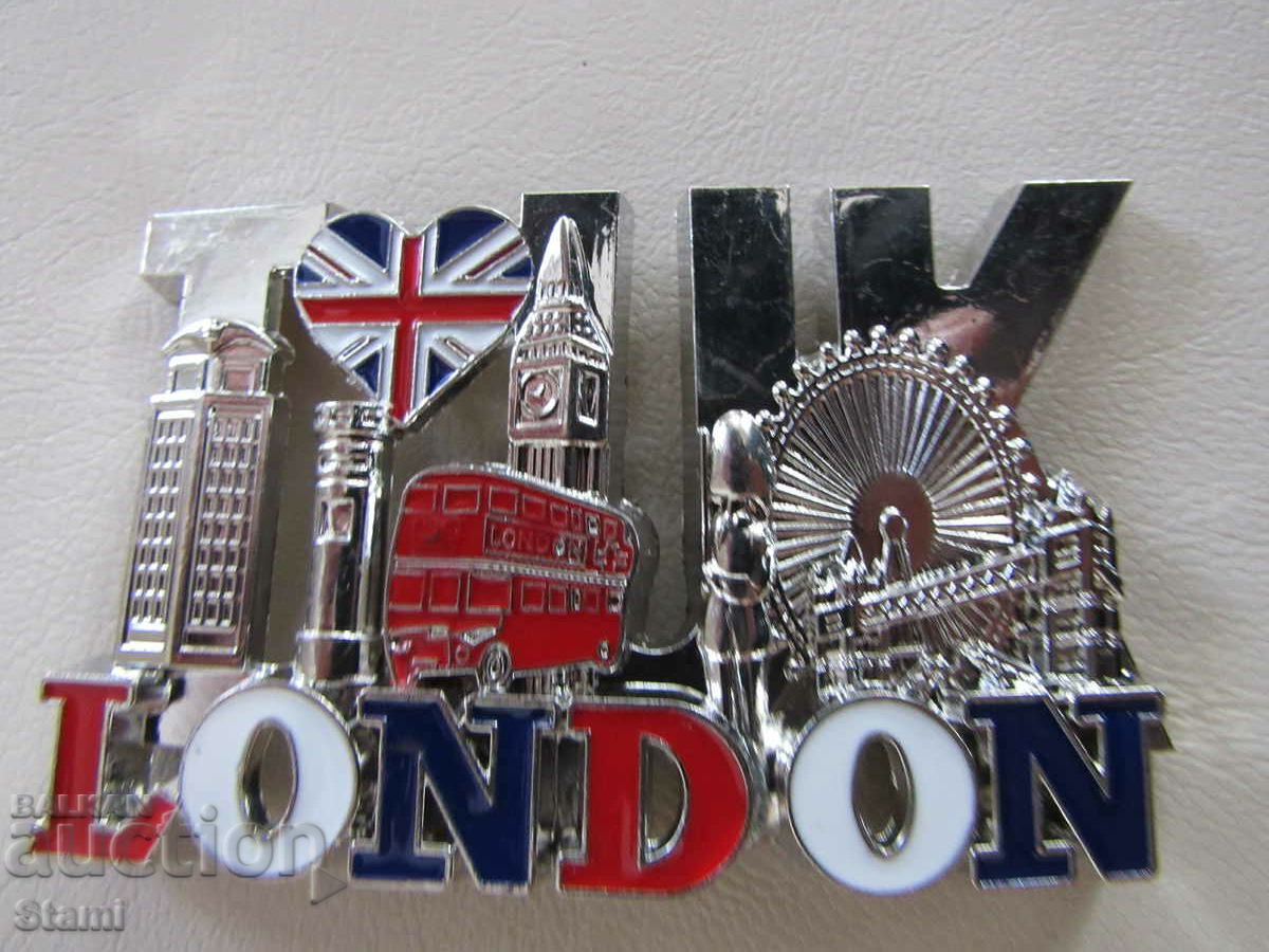 Livrarea Magnet 3D autentic din Londra, Marea Britanie, metal