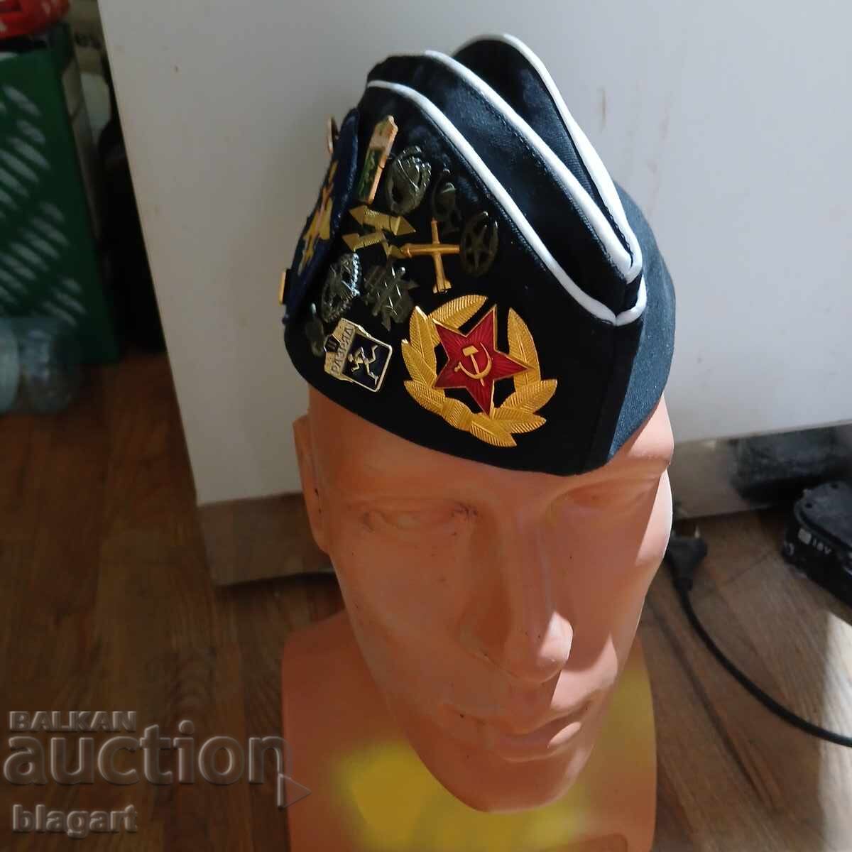 Pilotka, cap, Russia, badges with price € 25.00 | 48.90 BGN Pilotka, cap, Russia, badges with price € 25.00 | 48.90 BGN