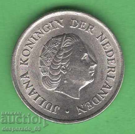 (¯`'•.¸ 25 cenți 1965 OLANDA ¸.•'´¯) cu preț € 0.30 | 0.59 BGN