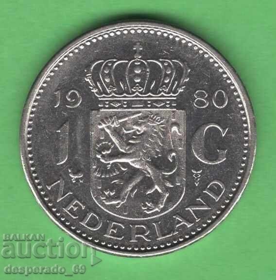 (¯`'•.¸ 1 gulden 1980 OLANDA ¸.•'´¯)