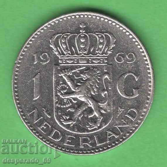 (¯`'•.¸   1 гулден 1969  НИДЕРЛАНДИЯ   ¸.•'´¯)