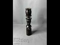 Statuetă africană veche lucrată manual din abanos 26 cm
