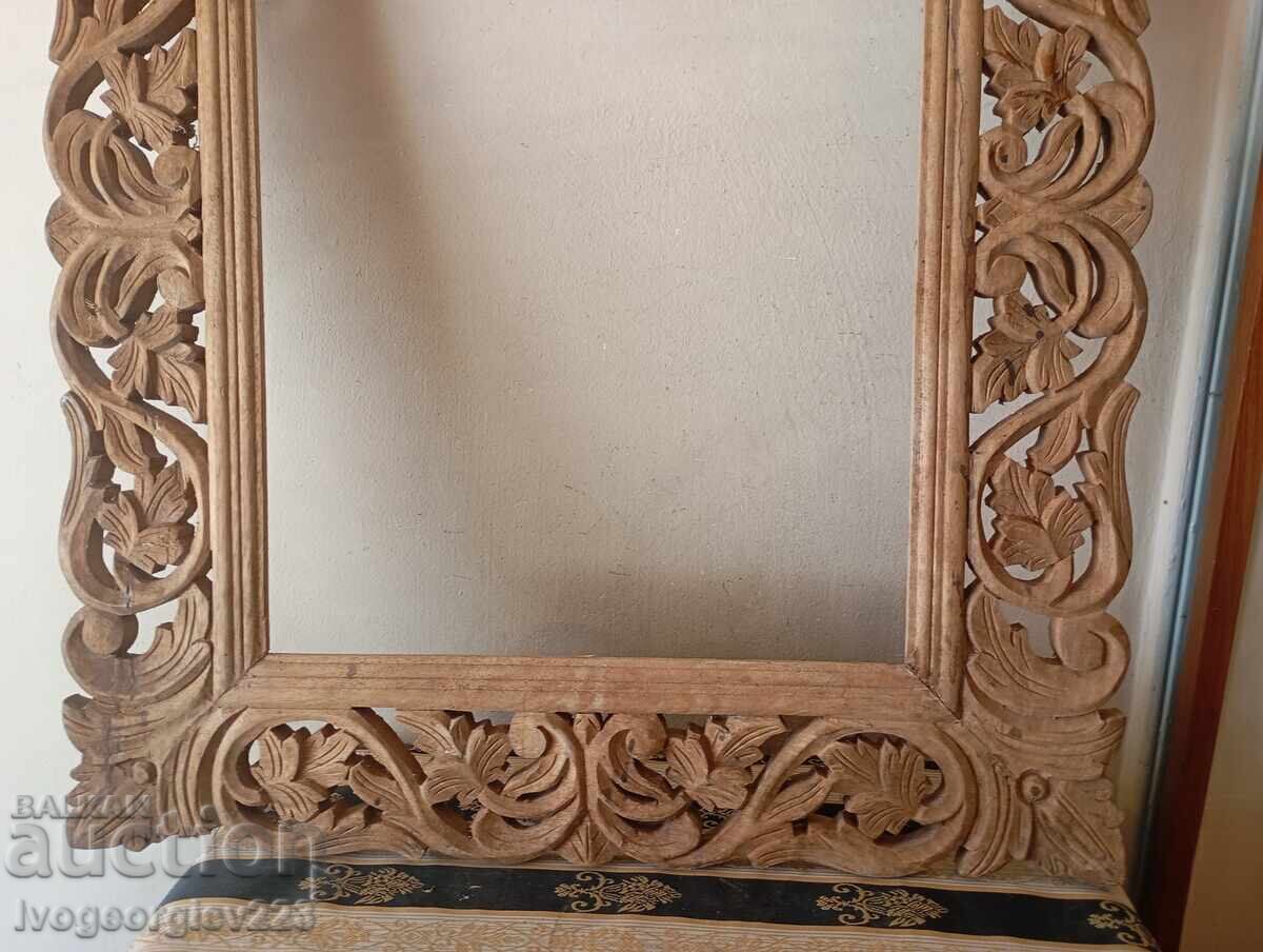Ramă vintage pentru tablou, oglindă cu preț € 43.00 | 84.10 BGN